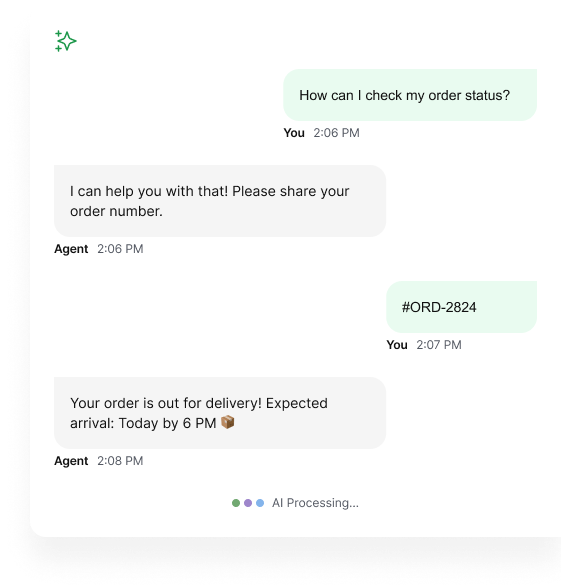 agent customer conversation